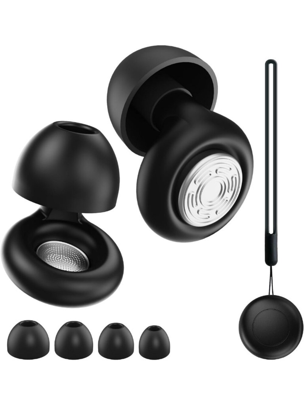 Noise Reduction Ear Plugs for Sleeping & Snoring - 52dB with Travel Case